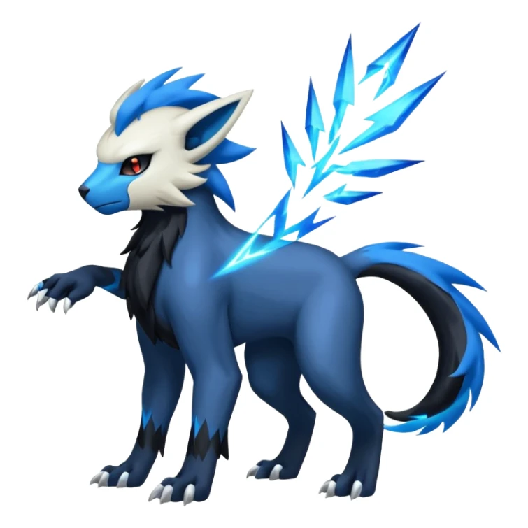 Luxray-Zebstrika-Manectric-Absol-fusion, full body sticker