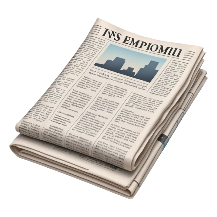 generate realistic detailed news paper sticker