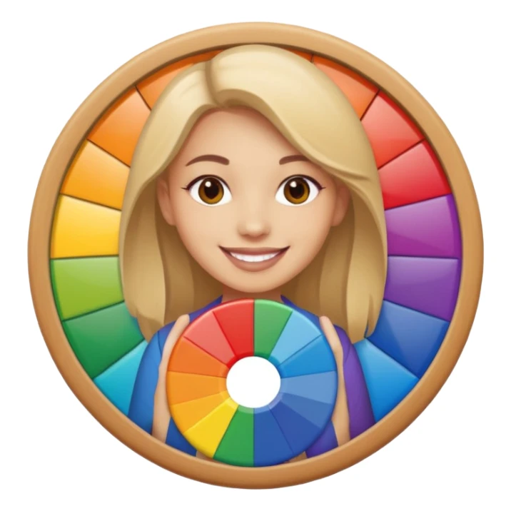 graphic designer , color wheel, photoshop icon sticker