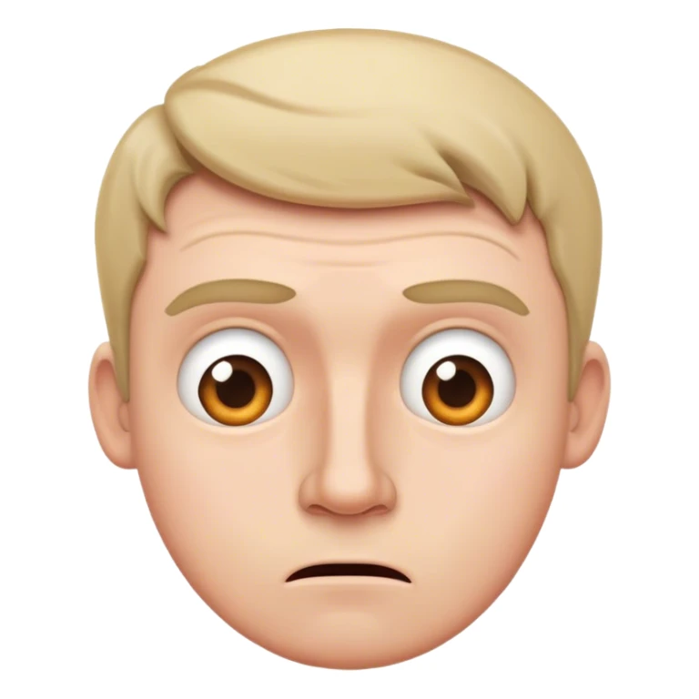 English men feeling confused sticker