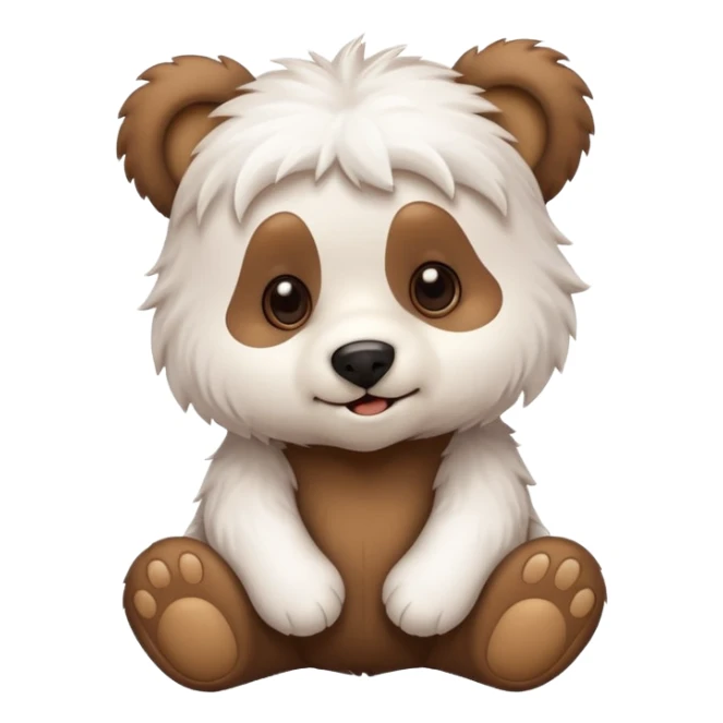 Can you do a mix of a Maltese and bear cub sticker