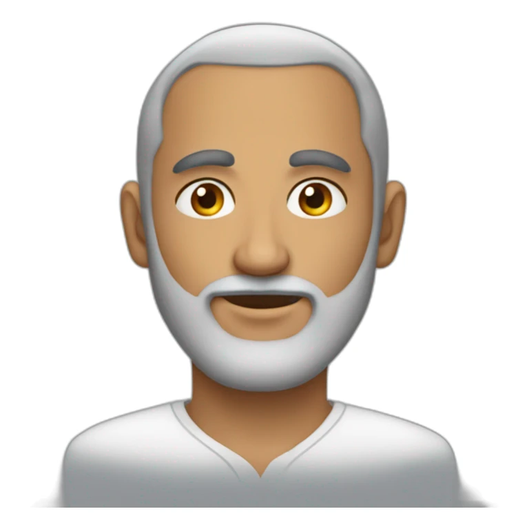 yusuf monaf patna india with less hair and long beard sticker