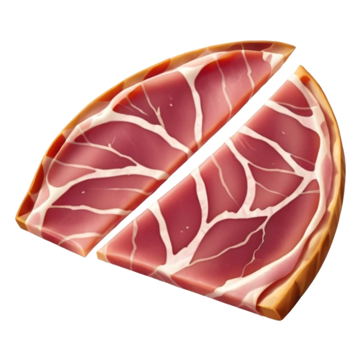 fette di prosciutto crudo affumicato (Parma Ham) sticker