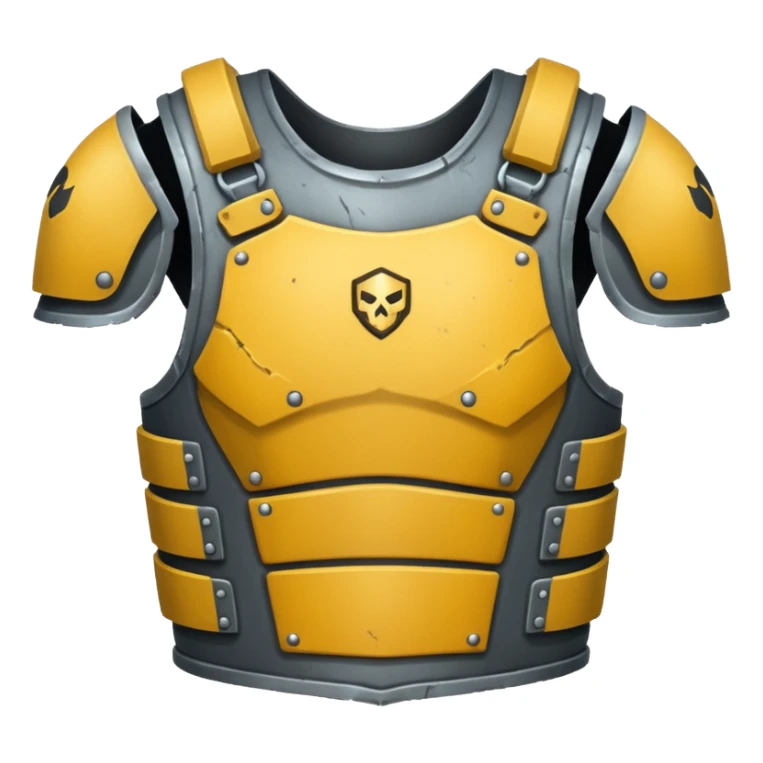 Body armor Emoji fantasy pixel art style sticker