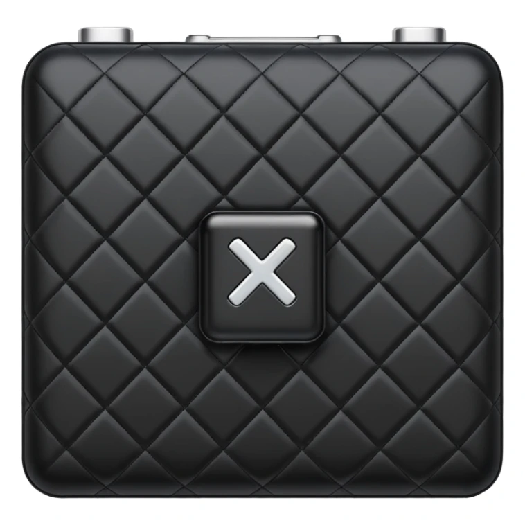 quilted battery sticker