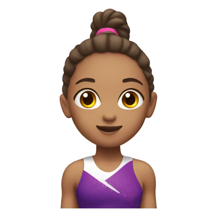 summer olympics girl beam gymnastics sticker