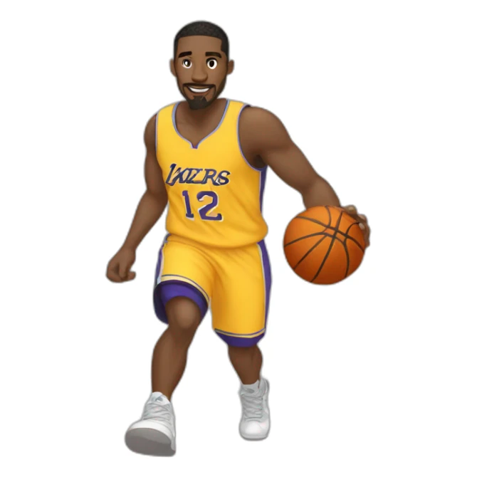 Jeremy sochan playing basketball sticker