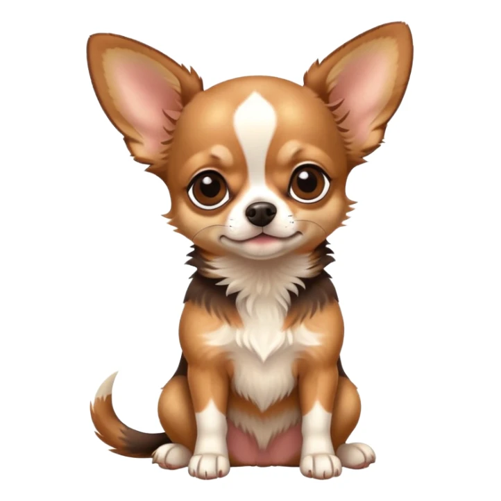 mini pincher chihuahua sitting all cute sticker