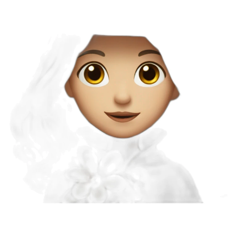 a cute little witch with a flower in her hand. sticker