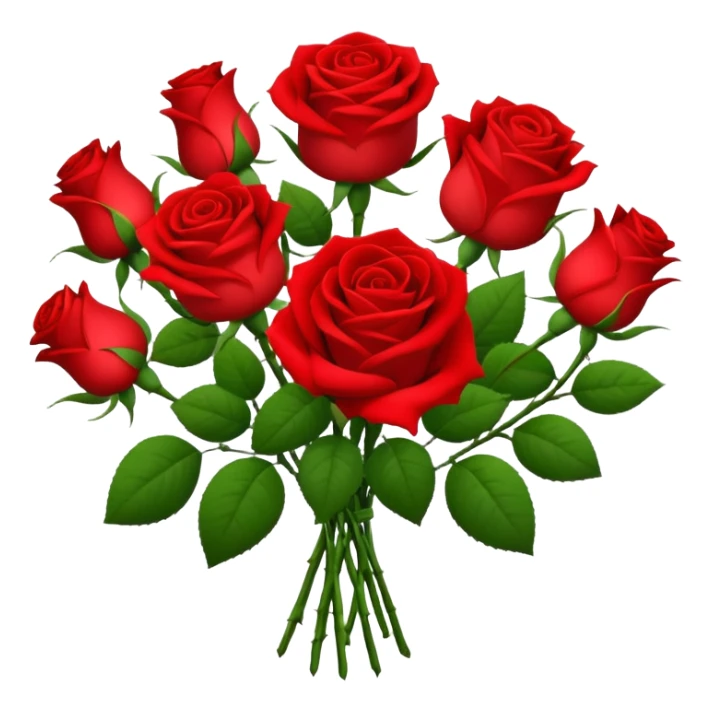 Bouquet of roses sticker