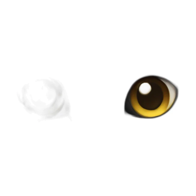 Black and white cat together sticker