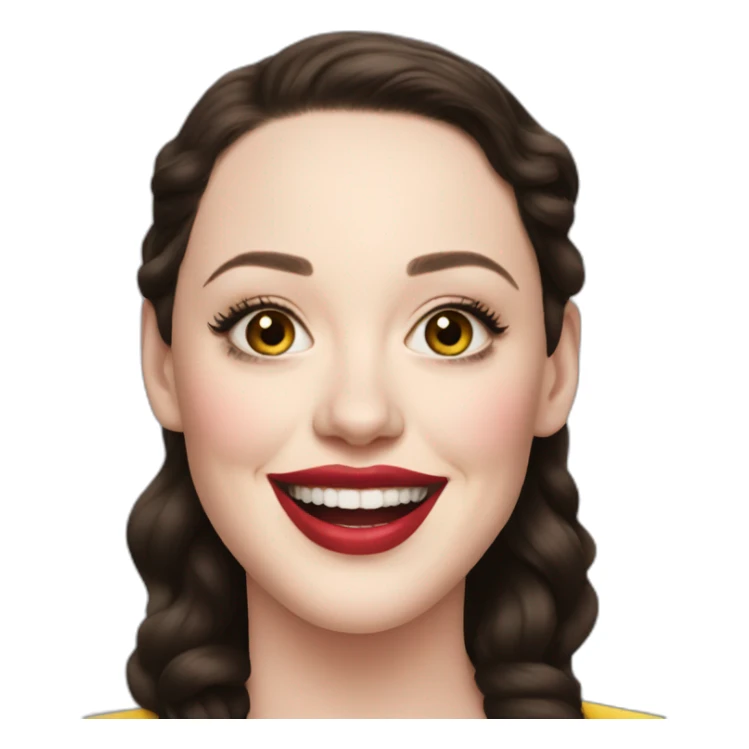 Kat dennings very happy sticker