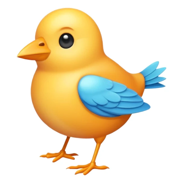 3D icon symbolizing early bird, morning order and freshness, single object, modern and clean style, soft lighting, isolated, no background
 sticker