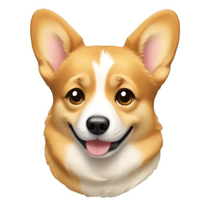Corgi with a blonde girl sticker