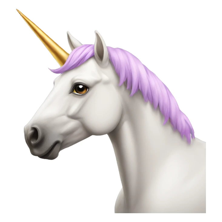 horse with unicorn horn sticker