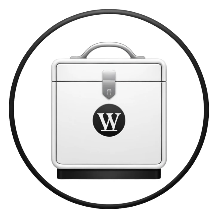 archive with vanity invites links and their history, white logo sticker