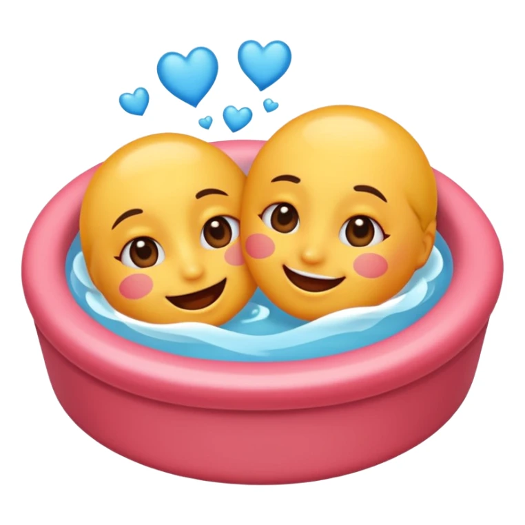 An emoji that's feeling a whirlpool of happiness. Blushing and feeling in love. Grinning and smiling and making a kissy face. Something sweet and perfect to send to someone you love. Not a familiar love something deep and profound. Something unique. sticker