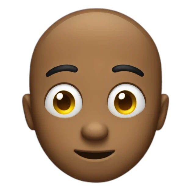 Emoji face with one finger on the nose sticker