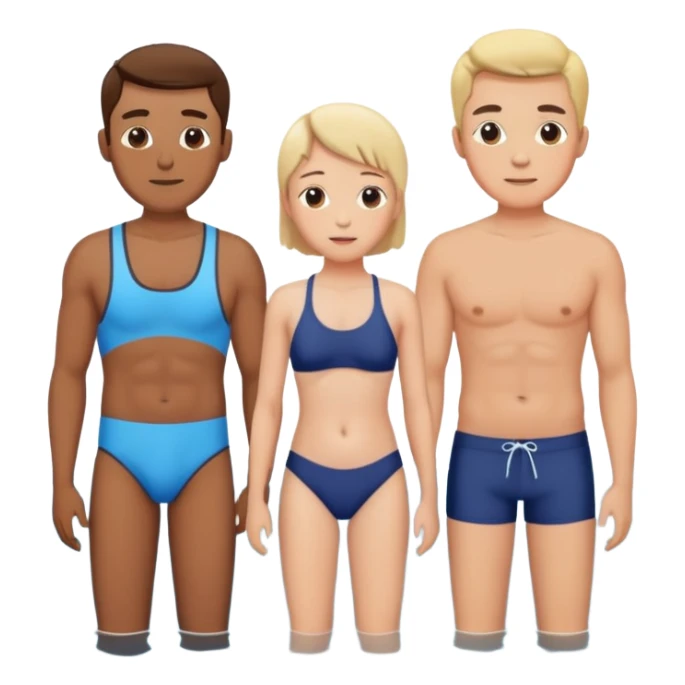 Mom dad and boys by the water sticker