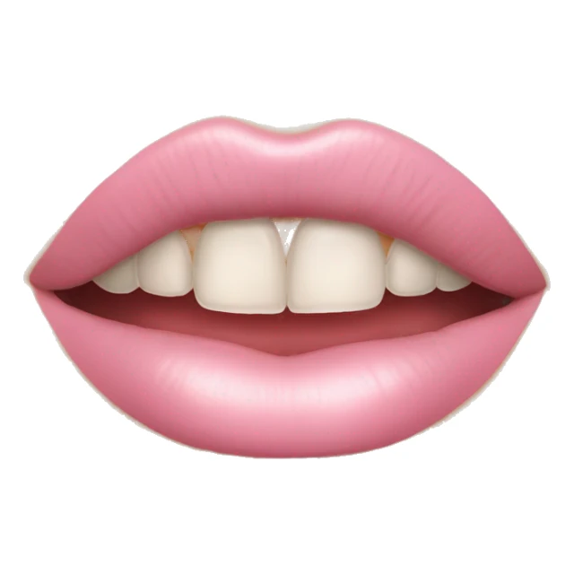 Aesthetic medicine Botox filler pink lips  sticker