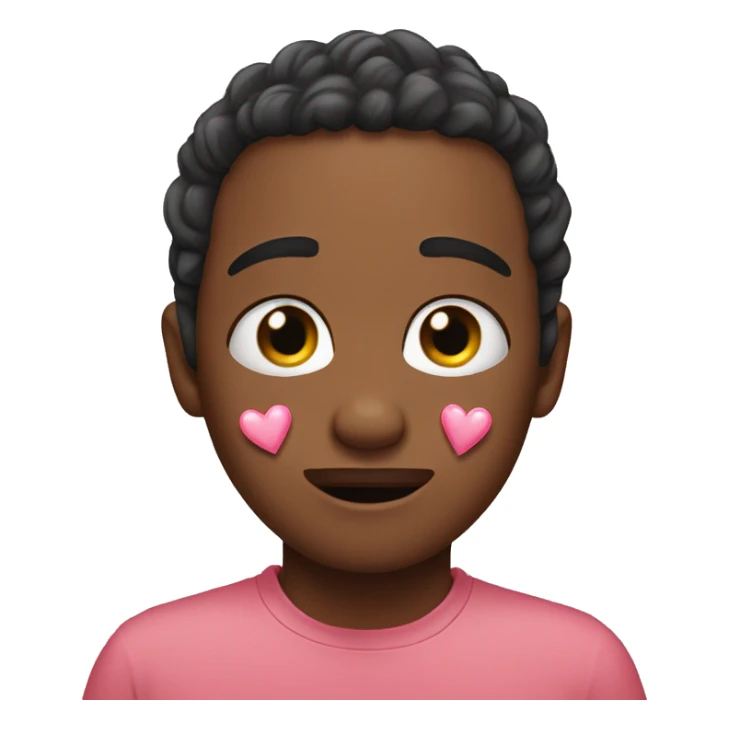 crying love hearts emoji sticker