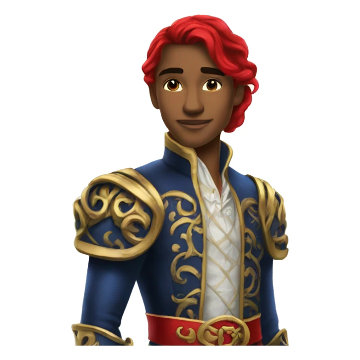 Princess red from descendants the rise of red sticker