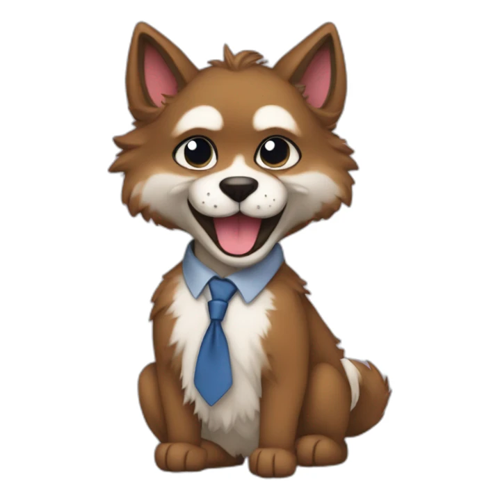 barack obama as a furry fursona sticker
