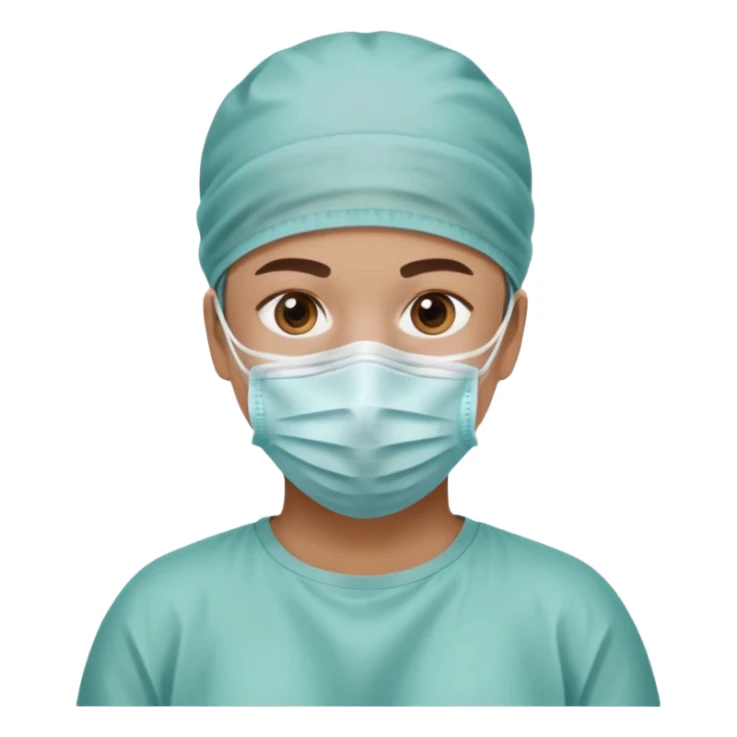 The face of surgical preparation sticker