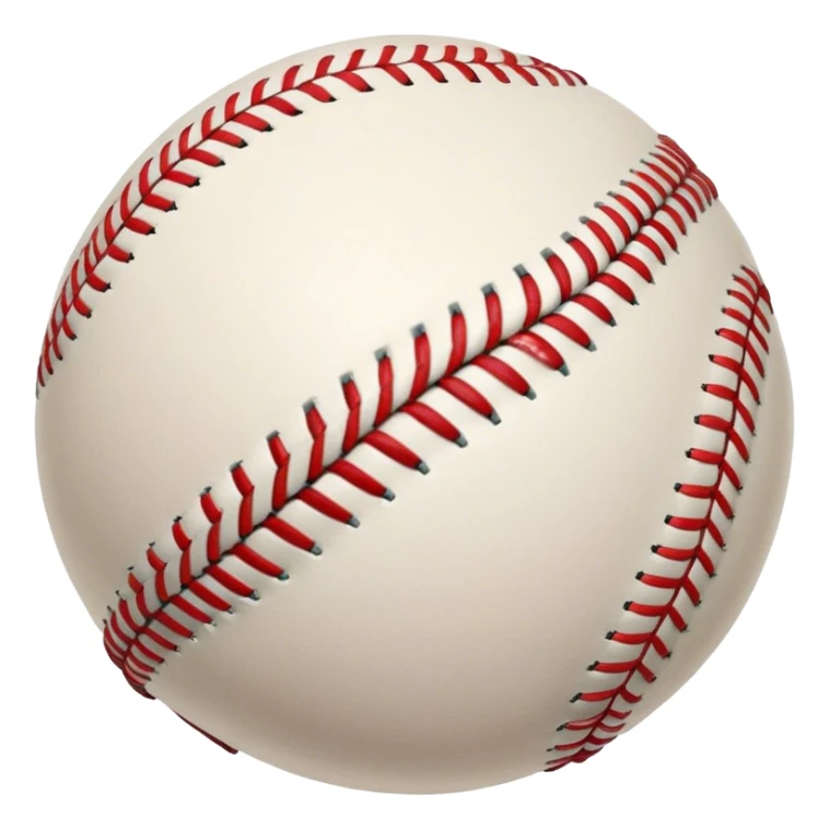 Cinematic Realistic image of a classic baseball, rendered with detailed stitching and textured leather, set against a nostalgic ballpark backdrop with soft, golden lighting that evokes Americana sticker