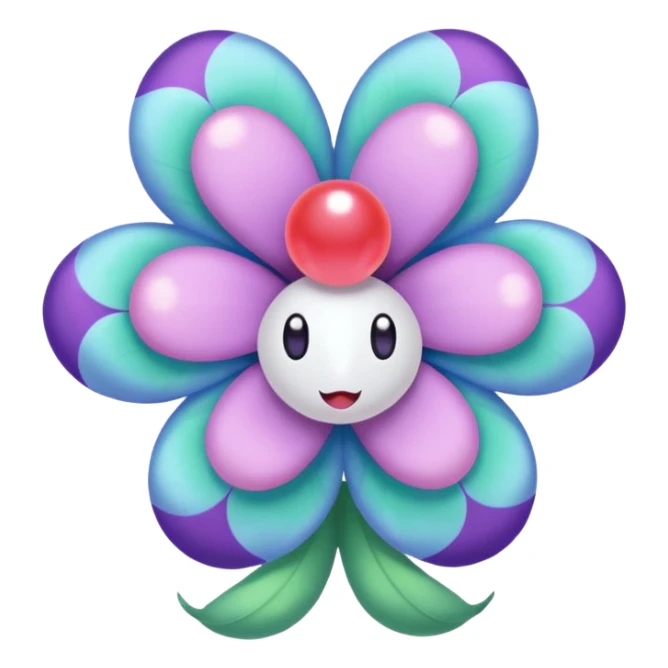 Drifloon-Vileplume-Steenee-fusion sticker