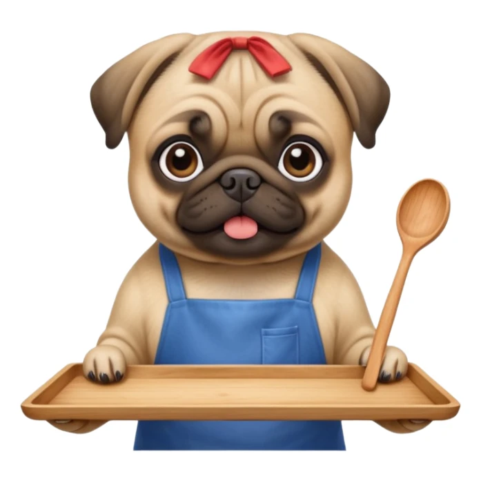 -night-market-vendor-pug dog sticker