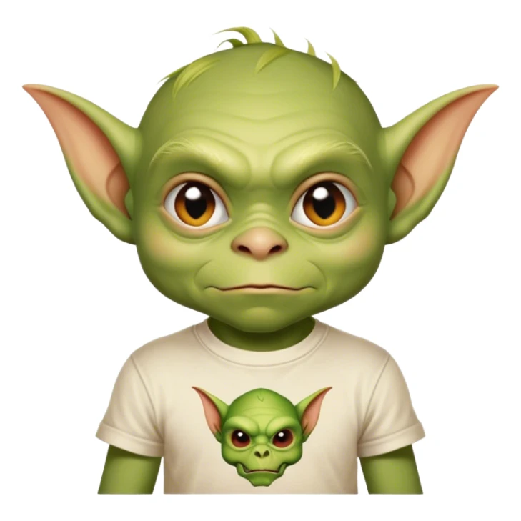 Little goblin with ralph lauren tshirt sticker
