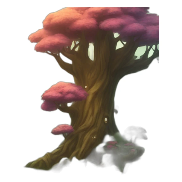 Magic forest sticker