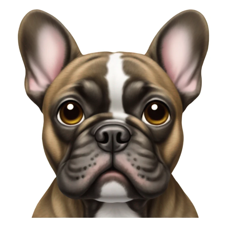brindle color french bulldog  sticker