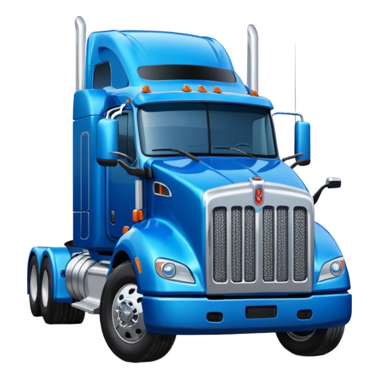Blue kenworth sticker
