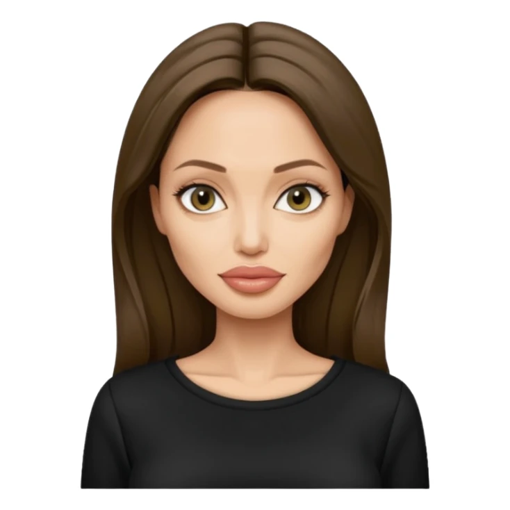 Angelina Jolie up to the waist sticker