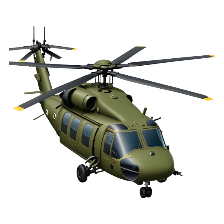 Sikorsky UH-60 Black Hawk - Sikorsky (Model Year: 2022) (Iconic colour: Olive green) sticker