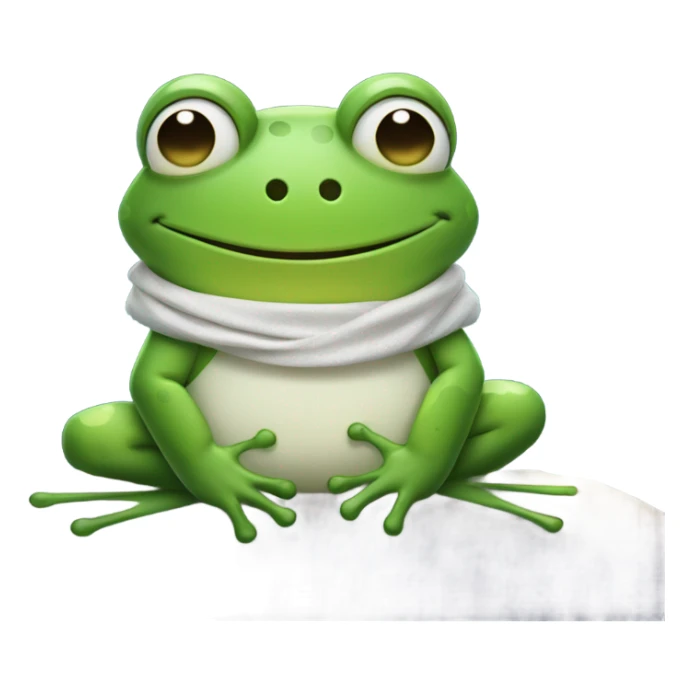 Sana sana culito de rana, buenas noches  sticker