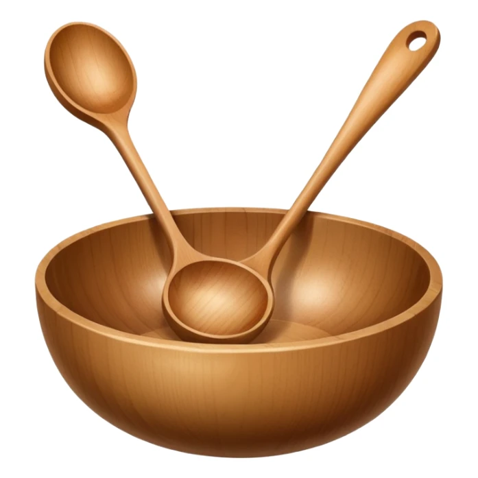 wooden kitchen utensil and item sticker