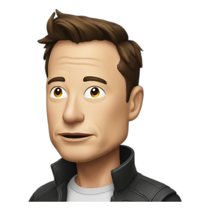elon musk qui fume sticker