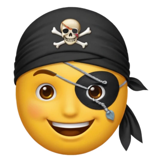Pirate emoji aesthetic  sticker