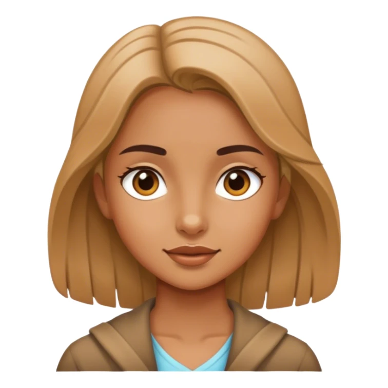 outdoor portrait of girl sticker