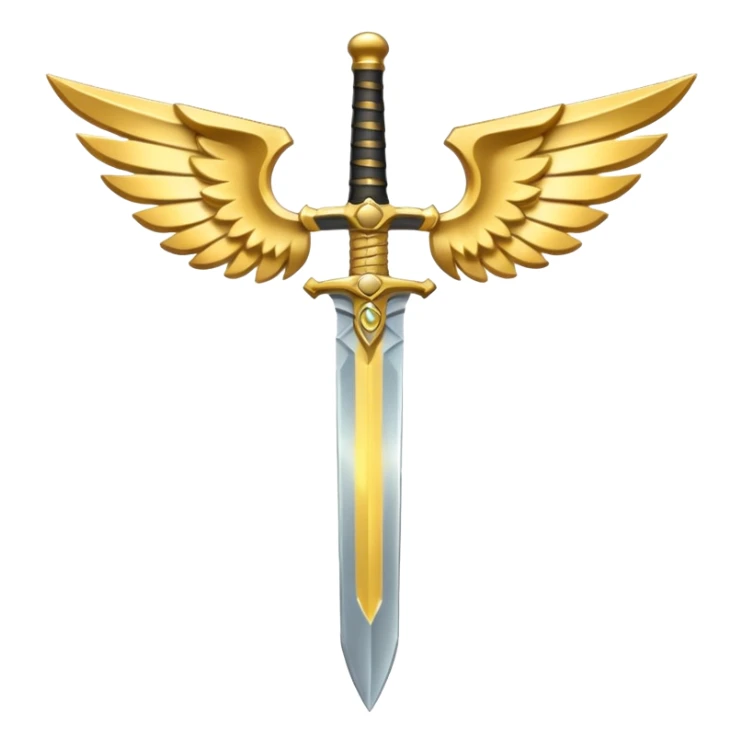angel sword sticker