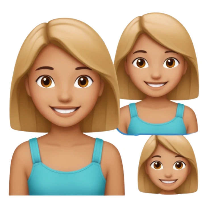 girly two frames of photos sticker