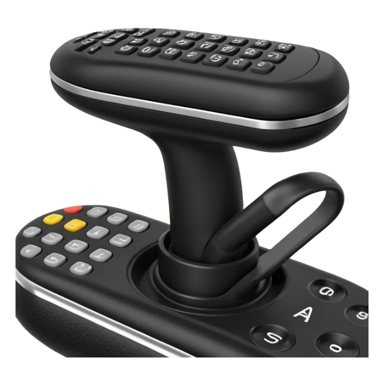 An airbus A380 sidestick in the cockpit sticker