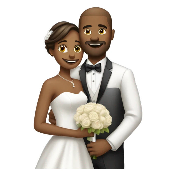Husband wedding solo little fair sticker