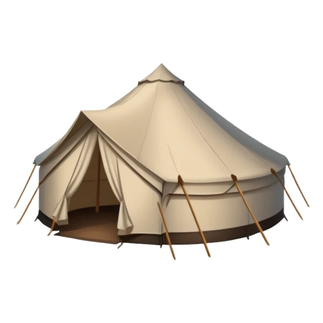 black spray tan oval tent sticker