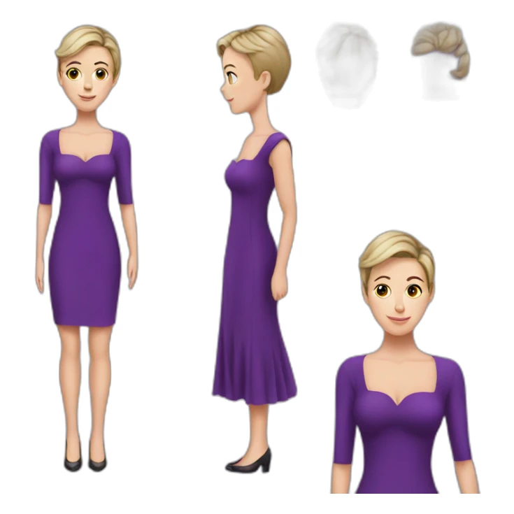 Jonathan Toews wearing a purple dress  sticker