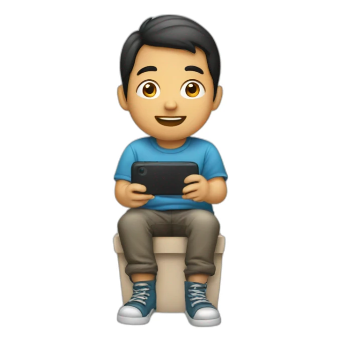 Niño smartphones sticker