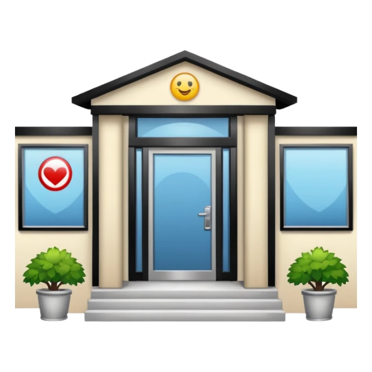 rehabilitation clinic entrance sticker